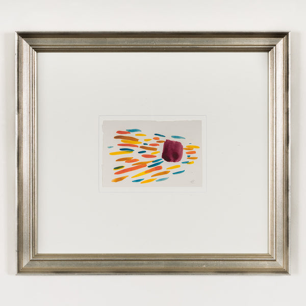 william perehudoff meteor WC-80-183 watercolor watercolour work on paper small scale canadian artist iconic artwork 1980 
