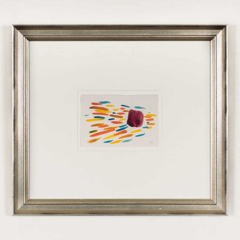 william perehudoff meteor WC-80-183 watercolor watercolour work on paper small scale canadian artist iconic artwork 1980 