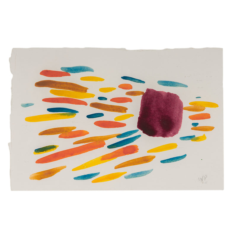 william perehudoff meteor WC-80-183 watercolor watercolour work on paper small scale canadian artist iconic artwork 1980 