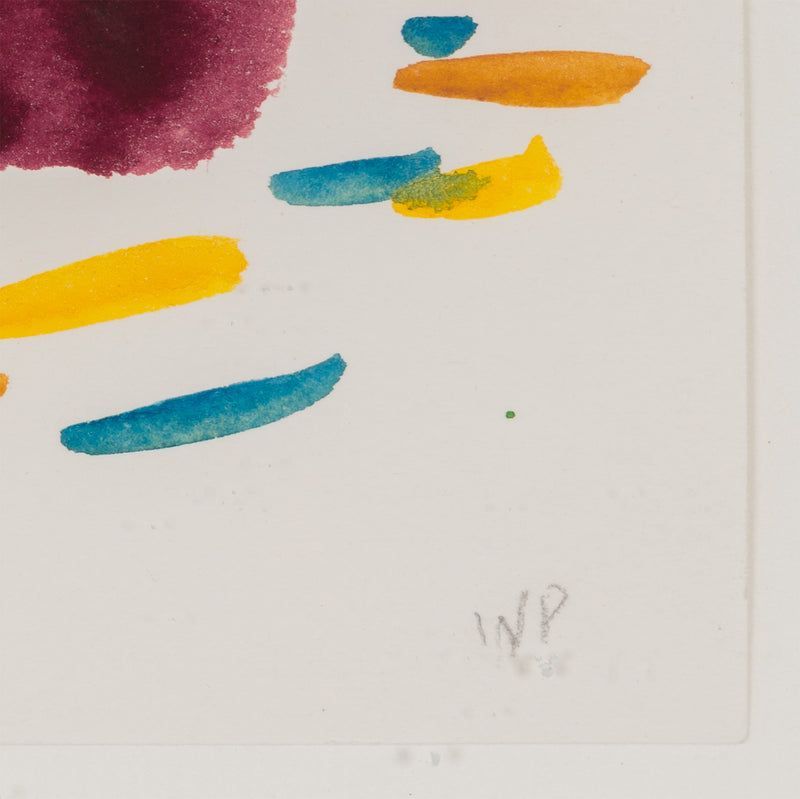 william perehudoff meteor WC-80-183 watercolor watercolour work on paper small scale canadian artist iconic artwork 1980 