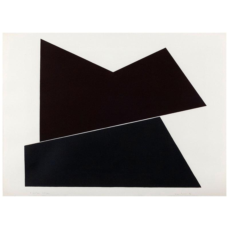 YVES GAUCHER "FENTE" SERIGRAPH, 1986