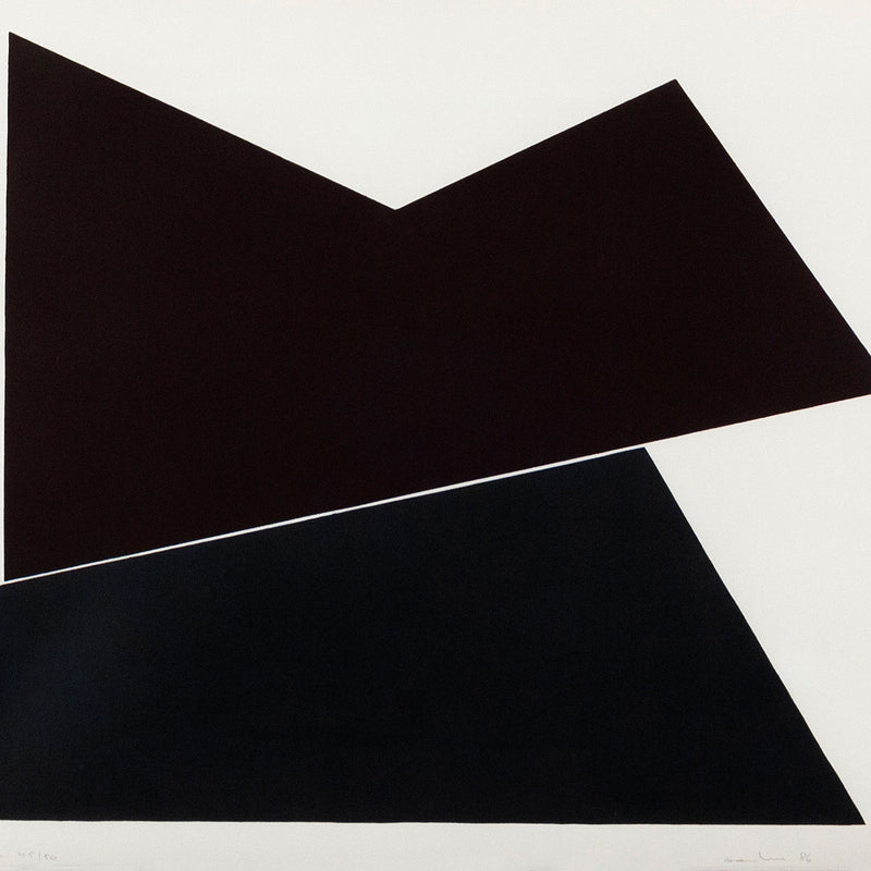 YVES GAUCHER "FENTE" SERIGRAPH, 1986