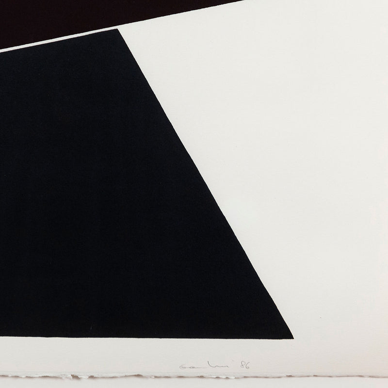 YVES GAUCHER "FENTE" SERIGRAPH, 1986