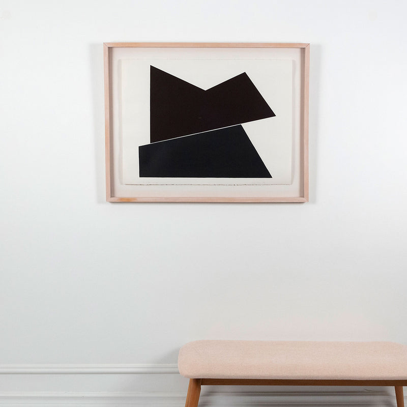 YVES GAUCHER "FENTE" SERIGRAPH, 1986
