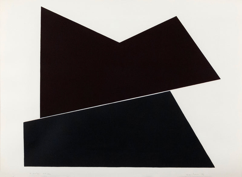 YVES GAUCHER "FENTE" SERIGRAPH, 1986