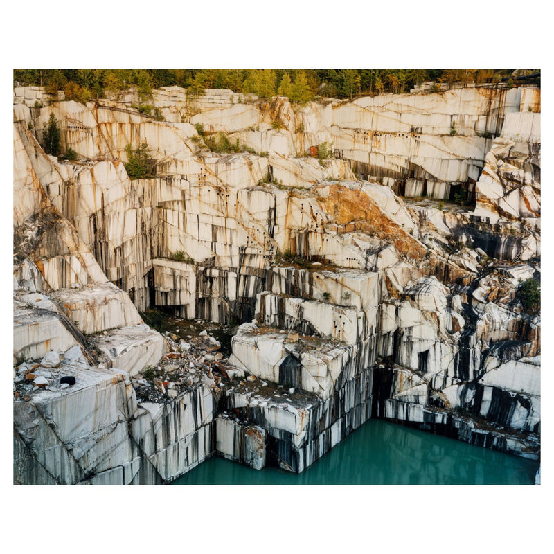 EDWARD BURTYNSKY "ROCK OF AGES #23", 1991