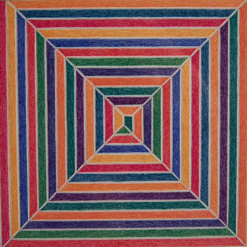 FRANK STELLA "FORTIN DE LAS FLORES" LITHO, 1973