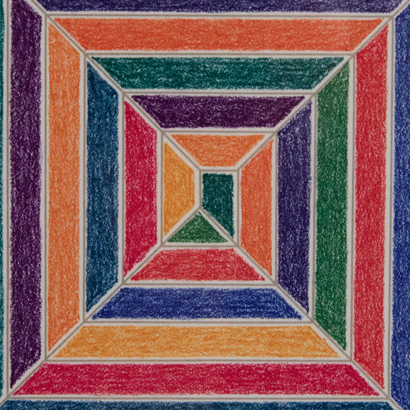 FRANK STELLA "FORTIN DE LAS FLORES" LITHO, 1973