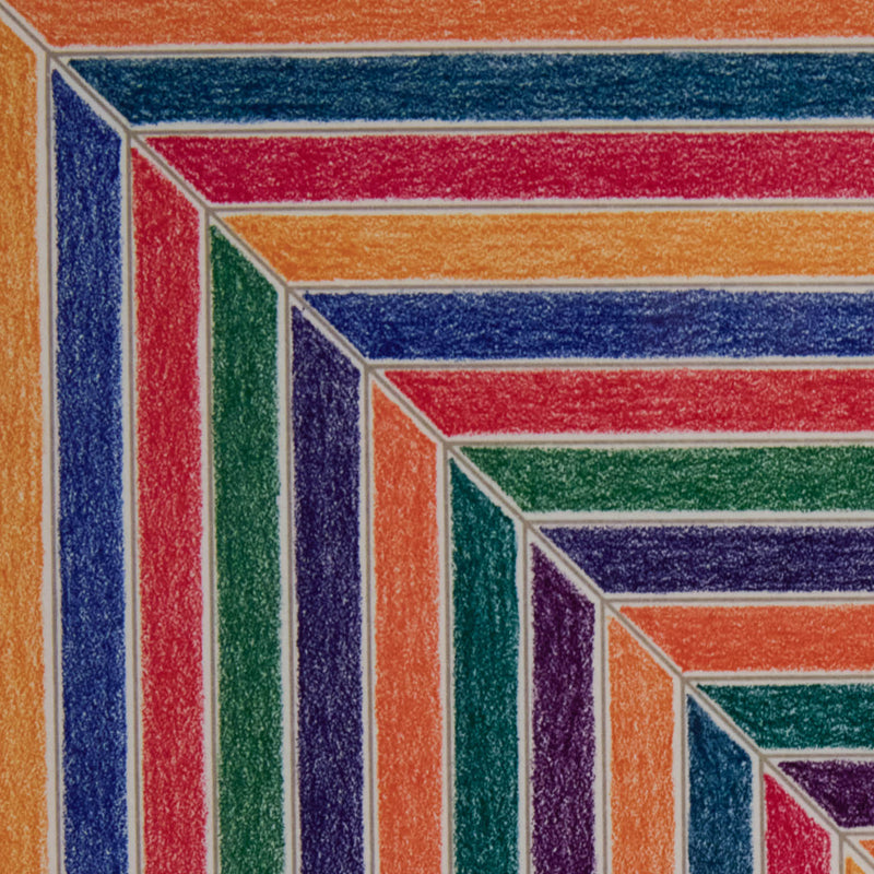 FRANK STELLA "FORTIN DE LAS FLORES" LITHO, 1973