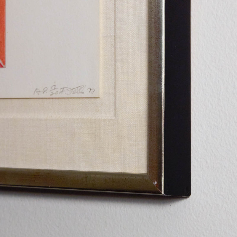 FRANK STELLA "FORTIN DE LAS FLORES" LITHO, 1973