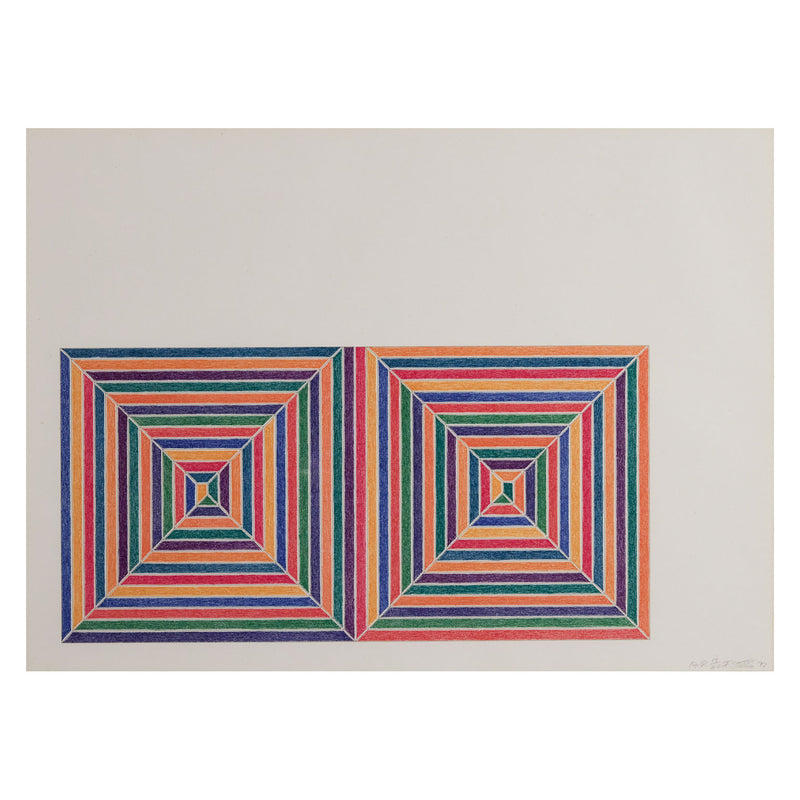 FRANK STELLA "FORTIN DE LAS FLORES" LITHO, 1973