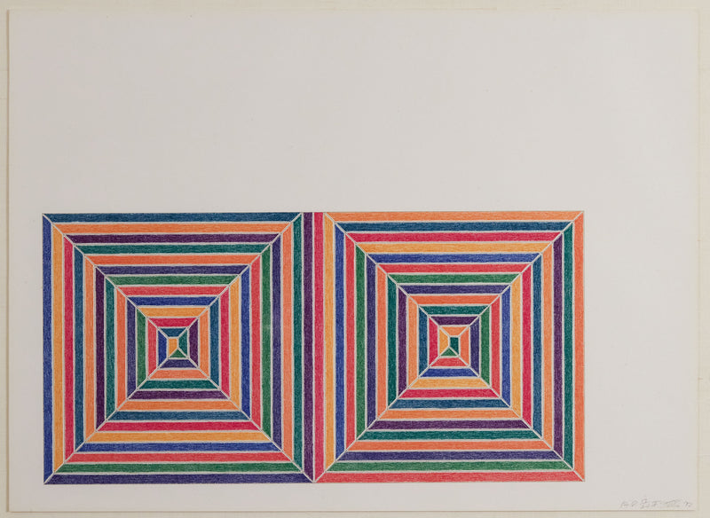 FRANK STELLA "FORTIN DE LAS FLORES" LITHO, 1973