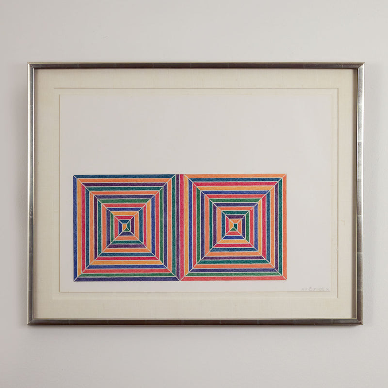 FRANK STELLA "FORTIN DE LAS FLORES" LITHO, 1973