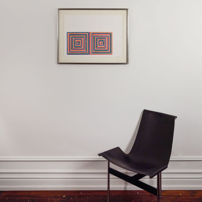FRANK STELLA "FORTIN DE LAS FLORES" LITHO, 1973