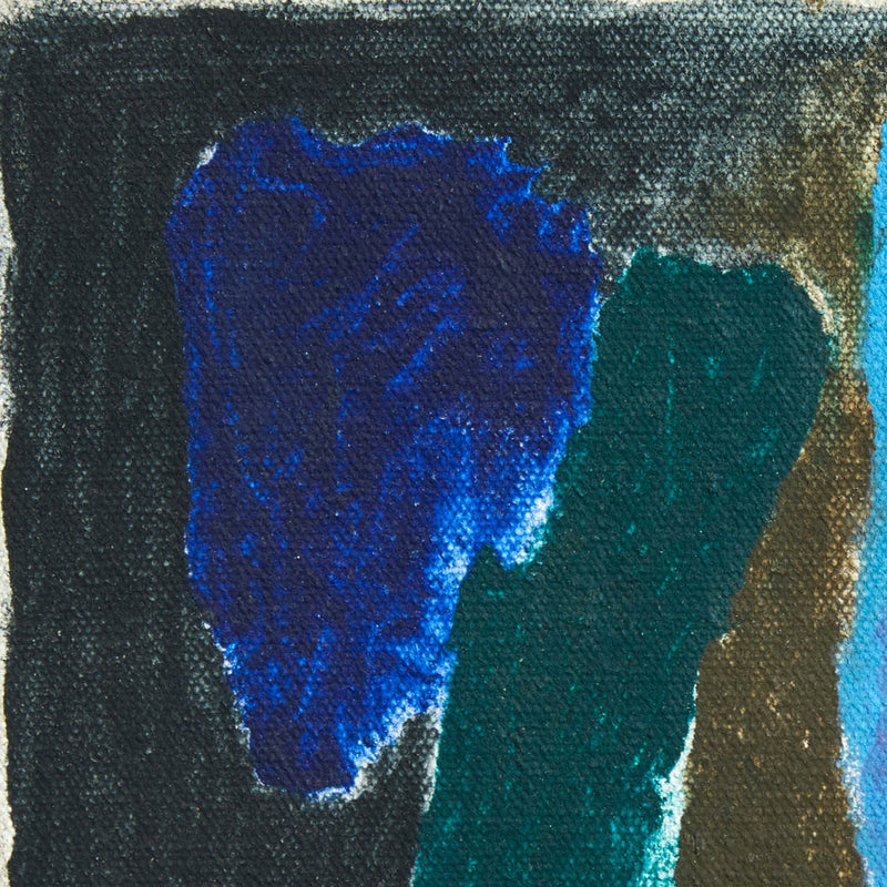FRIEDEL DZUBAS "MERGING DARKNESS" PAINTING, 1974