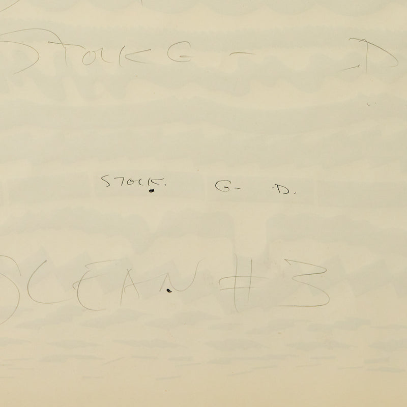 HAROLD TOWN "OCEAN #3" DRAWING, 1979