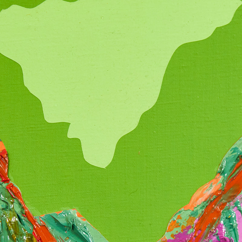 HAROLD TOWN "PARK #52" OIL ON CANVAS, 1973