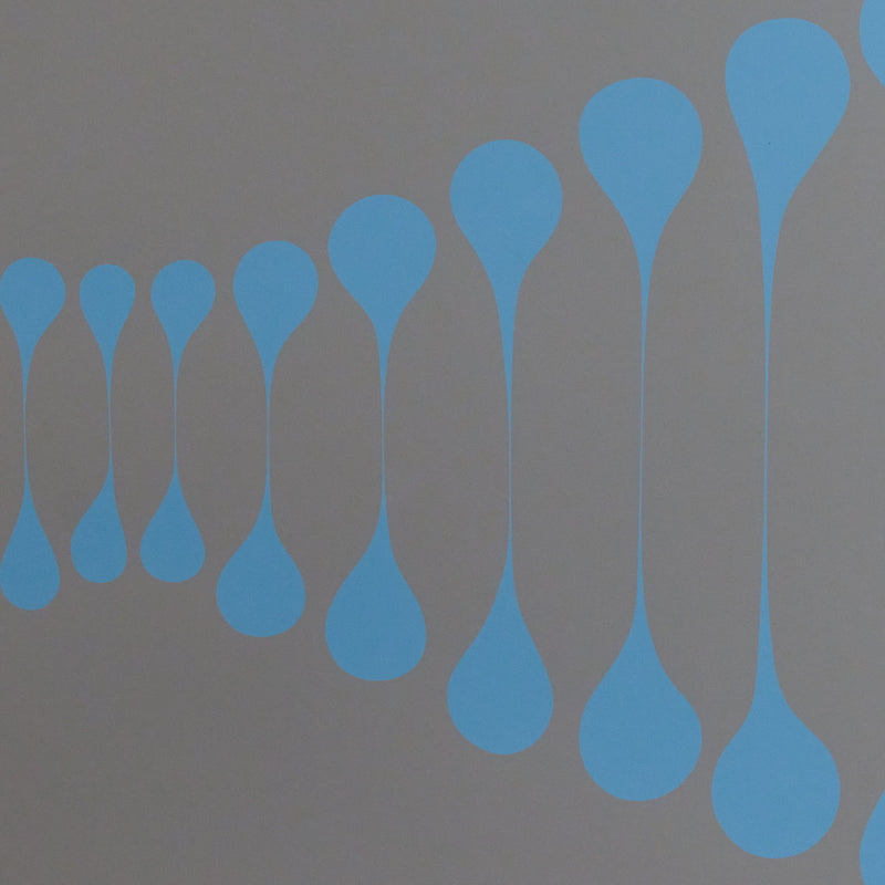 HAROLD TOWN "BLUE GREY STRETCH" LITHO, 1971