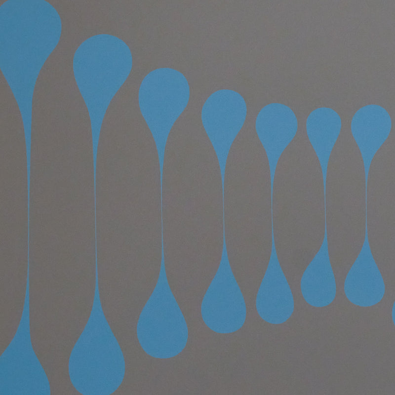 HAROLD TOWN "BLUE GREY STRETCH" LITHO, 1971