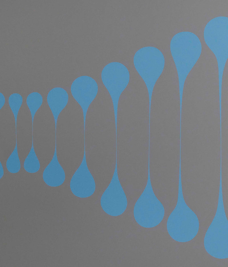 HAROLD TOWN "BLUE GREY STRETCH" LITHO, 1971