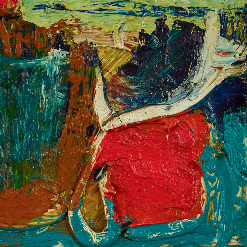 HAROLD TOWN "RED ALERT" OIL ON CANVAS, 1960