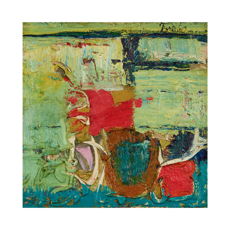 HAROLD TOWN "RED ALERT" OIL ON CANVAS, 1960