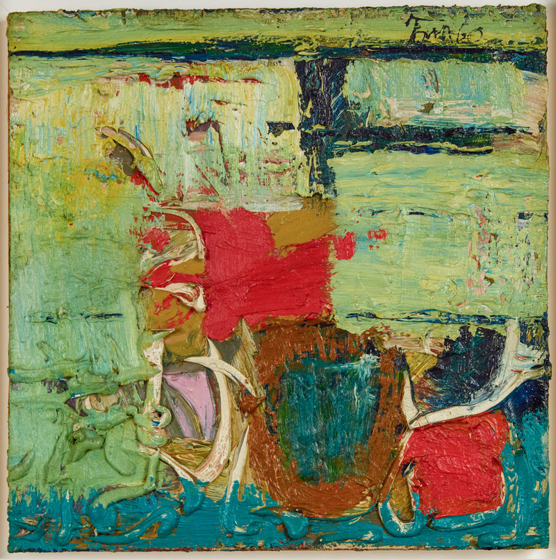 HAROLD TOWN "RED ALERT" OIL ON CANVAS, 1960