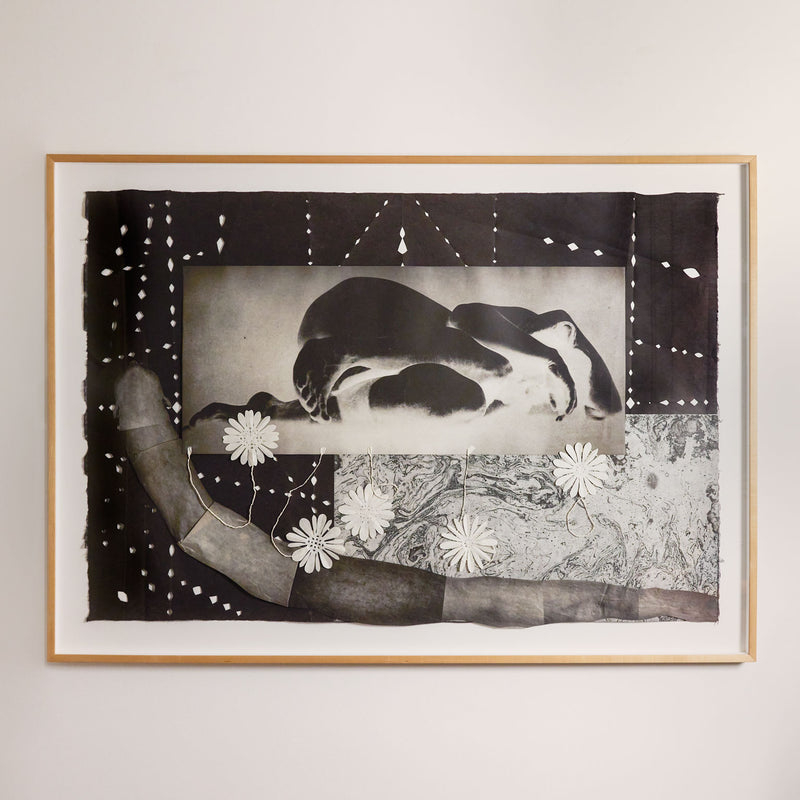 Kiki Smith "Worm" 1992, black and white artwork