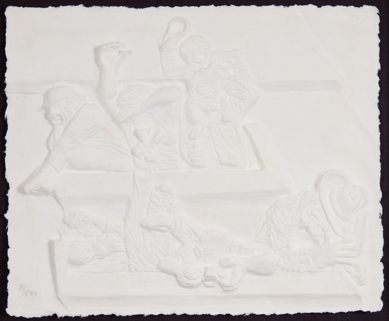 MICHAEL SNOW "THE AUDIENCE" CAST RELIEF, 1989