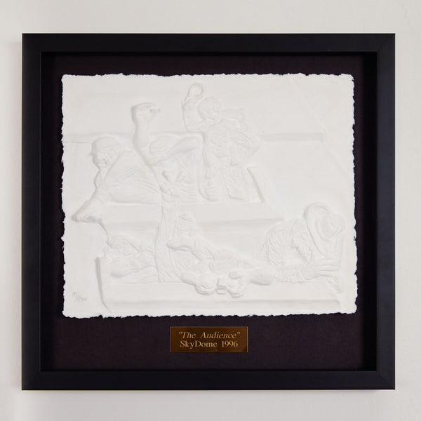 MICHAEL SNOW "THE AUDIENCE" CAST RELIEF, 1989