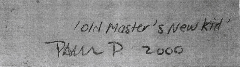 PAUL P. "OLD MASTER'S NEW KID" WATERCOLOR, 2000