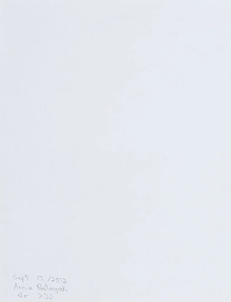 ANNIE POOTOOGOOK "WIND WALKER" DRAWING, 2012