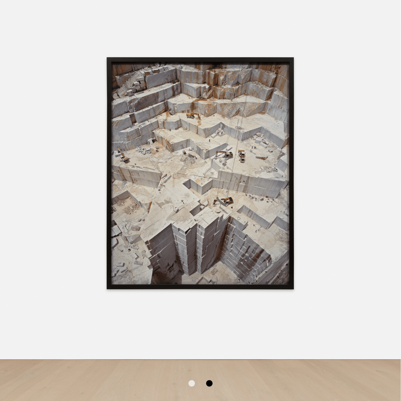 EDWARD BURTYNSKY "IBERIA QUARRIES #3, PARADAIS, PORTUGAL, 2006"
