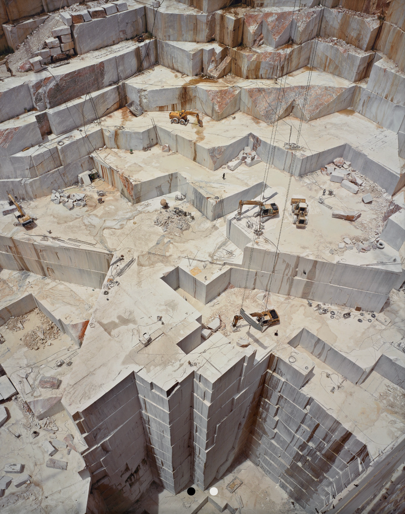 EDWARD BURTYNSKY "IBERIA QUARRIES #3, PARADAIS, PORTUGAL, 2006"