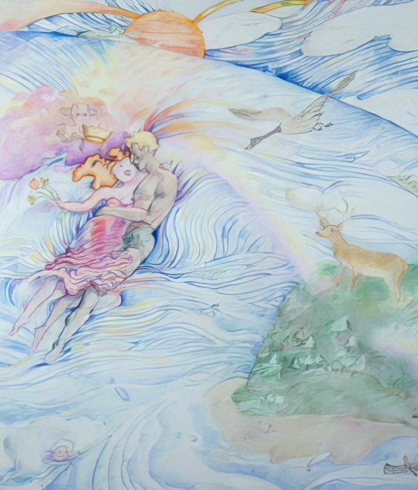 JOYCE WIELAND “EXPO PAVILION DRAWING" 1984