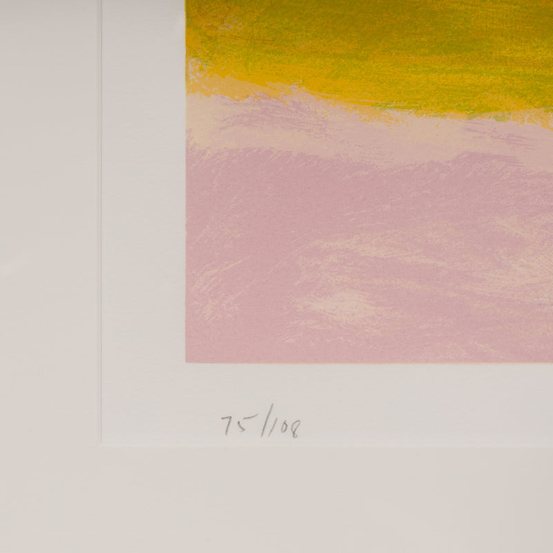 wolf kahn barn and forsythia III 2003 limited edition print barn lincoln center for the performing arts new york city edition kahn barn colorful screenprint collect iconic artwork 