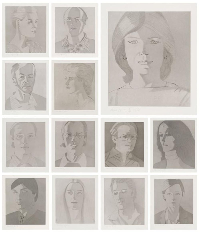 alex katz give me tomorrow portfolio prints carter ratcliff limited edition portraits and poems 1983 marlborough gallery inc iconic american artist printmaking