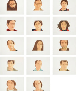 ALEX KATZ "FACE OF THE POET" PORTFOLIO, 1978