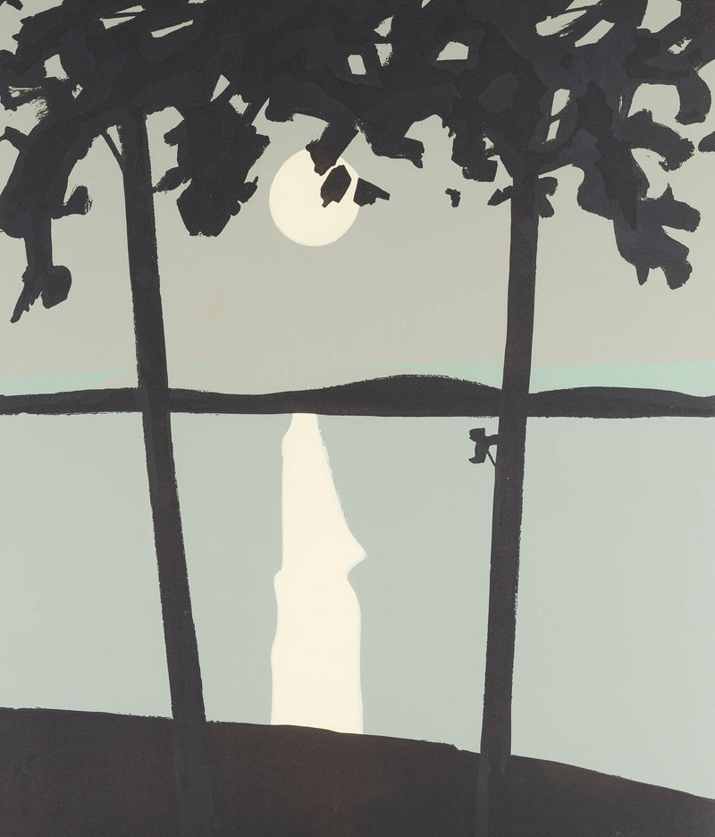 ALEX KATZ "LUNA PARK 2" SCREENPRINT, 1973