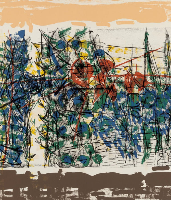 RIOPELLE "LE SABLIER 4" LITHO, 1979