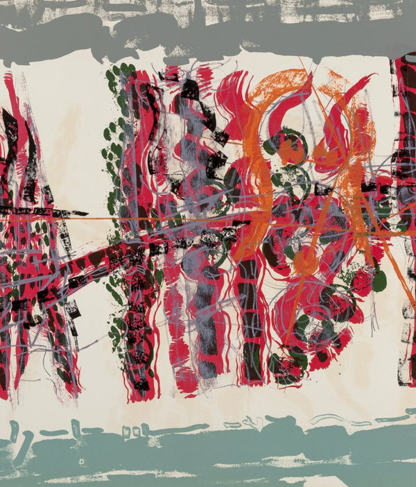 RIOPELLE "LE SABLIER 5" LITHO, 1979