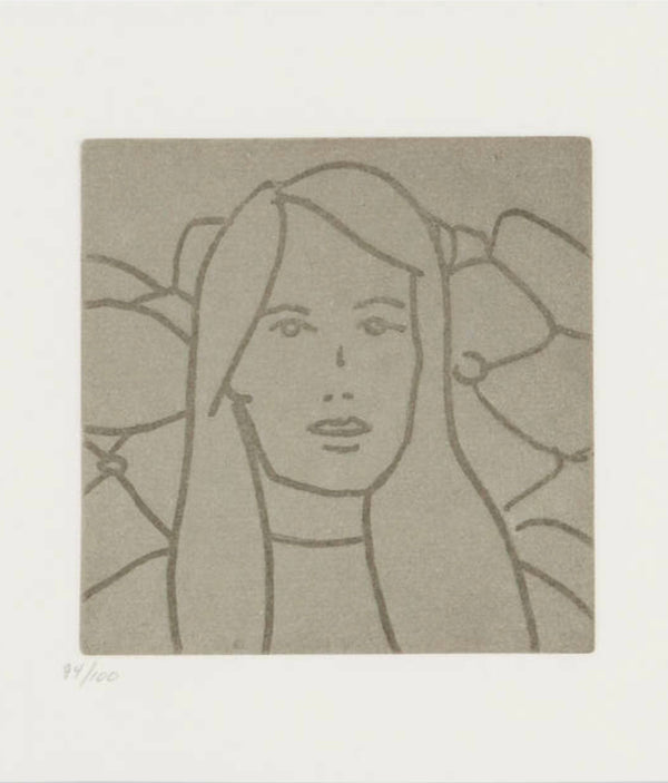 ALEX KATZ "GLORIA (SHEET 20)" ETCHING, 2005
