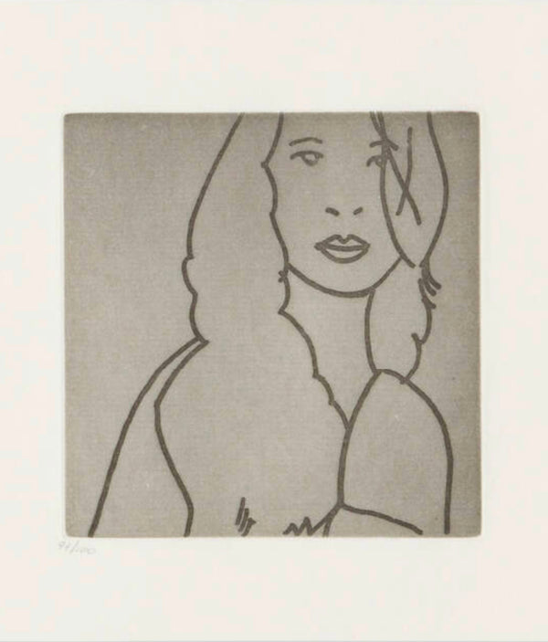 ALEX KATZ "GLORIA (SHEET 2)" ETCHING, 2005