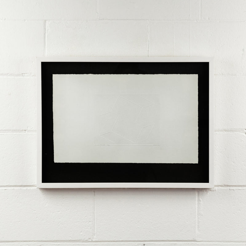 JOSEF ALBERS "INTAGLIO SOLO", 1962