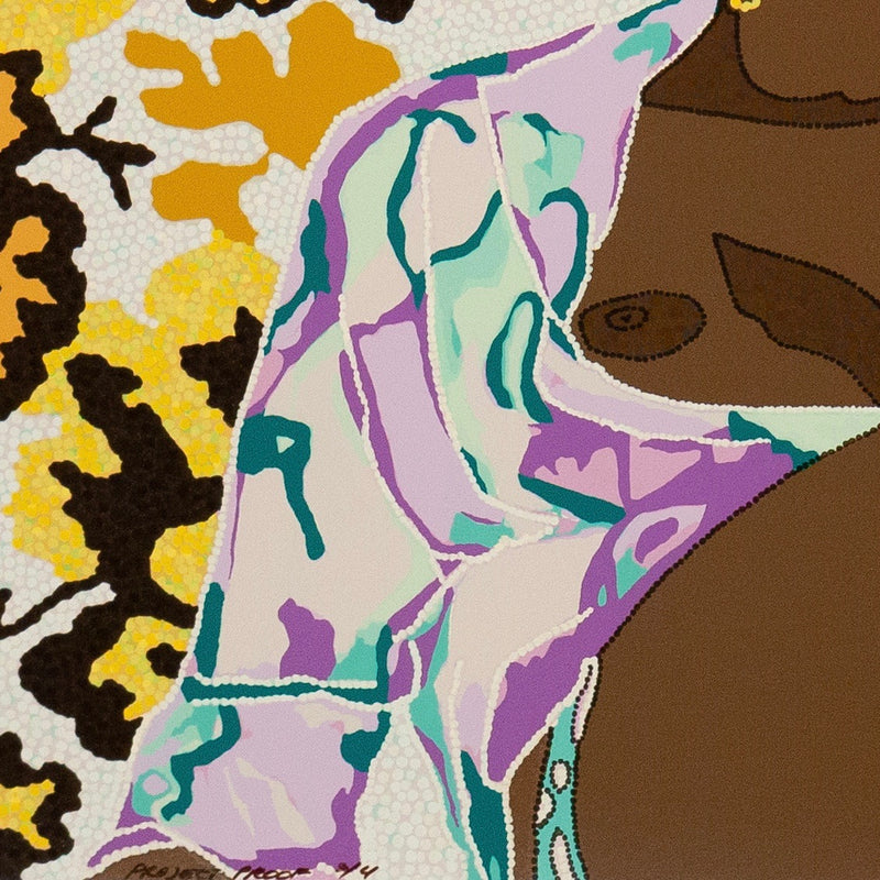 Mickalene Thomas, Why Can't We Sit Down, Screenprint, 2006, print Caviar20