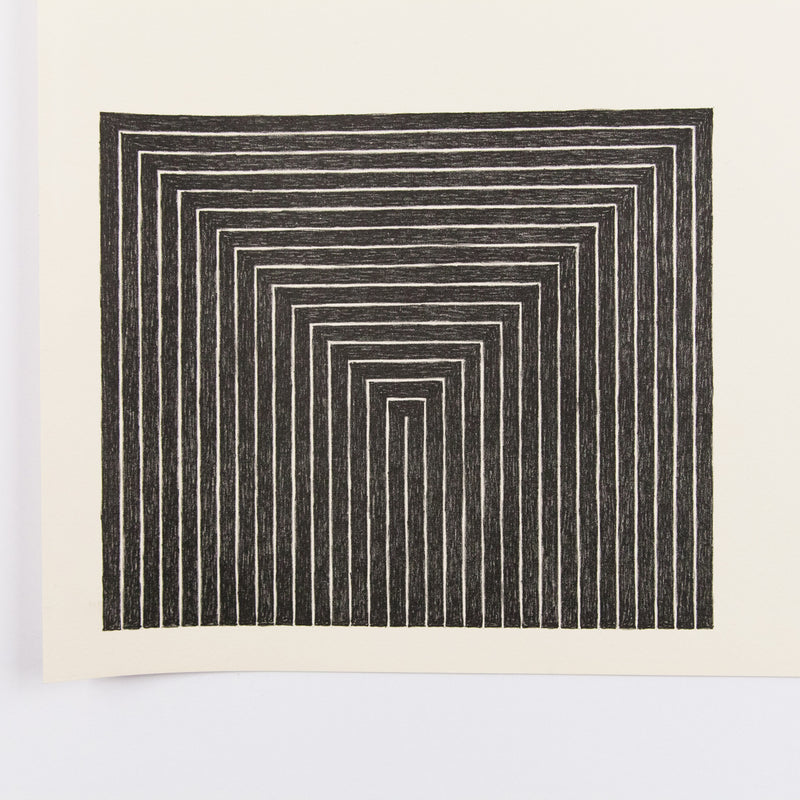 FRANK STELLA "GETTY TOMB" LITHOGRAPH, 1967