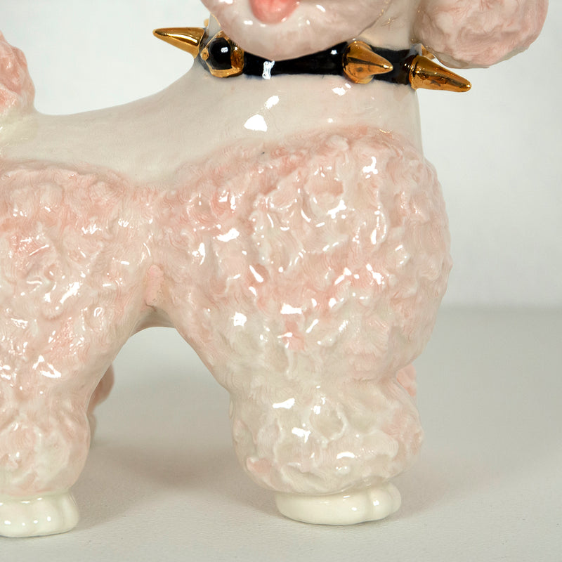 Pansy Ass Ceramics, Puppy Poodle Play, Porcelain and 22 Carat Gold, 2020 Caviar20, close-up