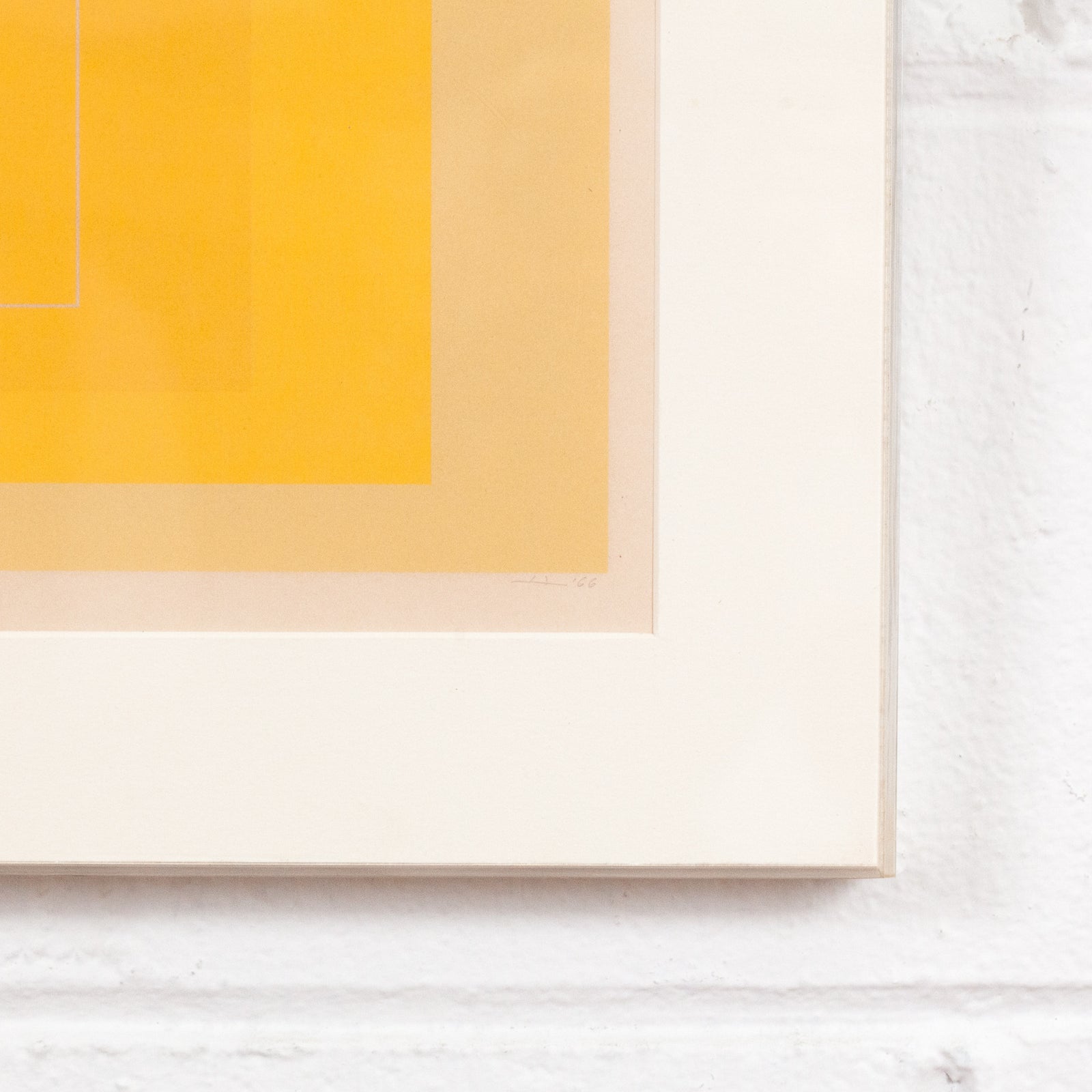 国内未入荷 Josef Albers Yellow Climate Poster