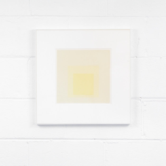 JOSEF ALBERS "GRAY INSTRUMENTATION II" SCREENPRINT, 1974