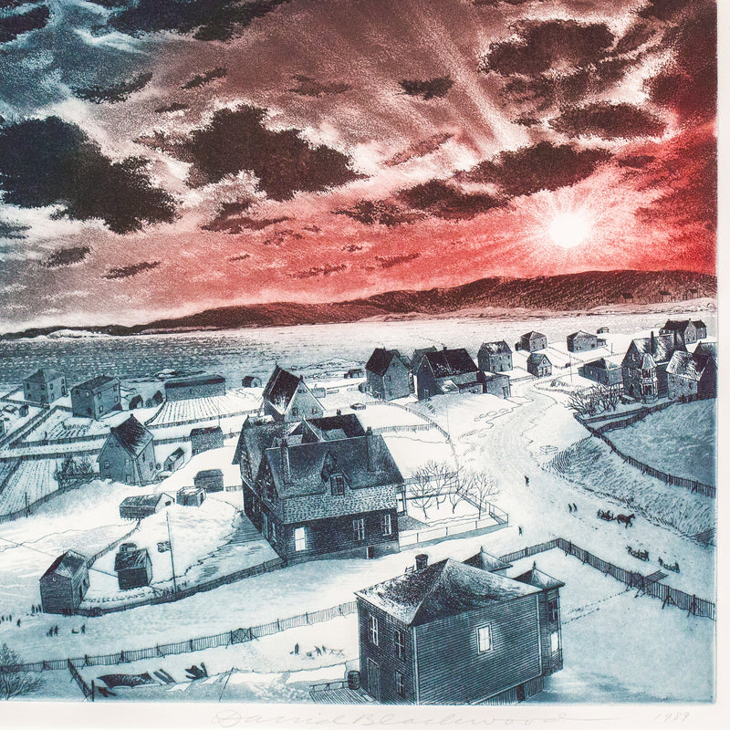 DAVID BLACKWOOD "UNCLE CLUNY'S KITE OVER WESLEYVILLE", 1989
